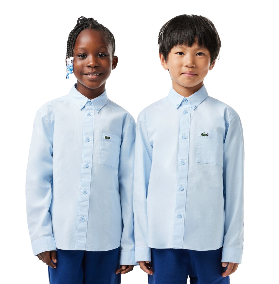 חולצת מכופתרת לקוסט Lacoste Oxford Breast Pocket Shirt | ילדים