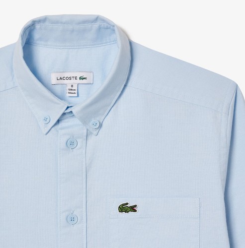 חולצת מכופתרת לקוסט Lacoste Oxford Breast Pocket Shirt | ילדים