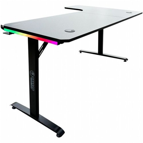 שולחן גיימינג - Dragon TL עם זווית שמאל כולל תאורת RGB