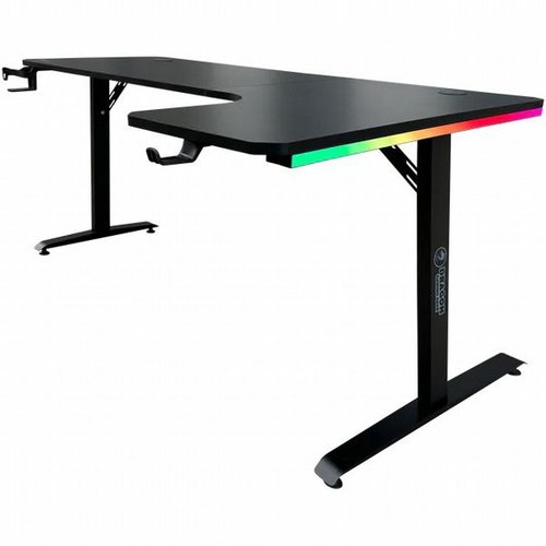 שולחן גיימינג - Dragon TL עם זווית ימין כולל תאורת RGB