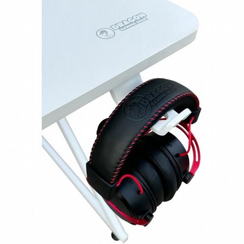 שולחן גיימינג לבן - Dragon TK XL WHITE כולל תאורת RGB