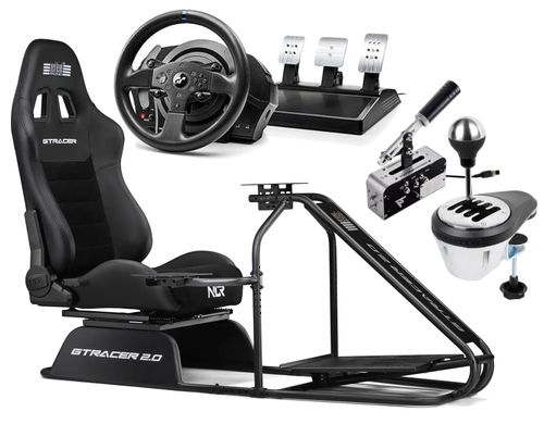 מארז מרוצים סימולטור נהיגה GT מושלם Thrustmaster