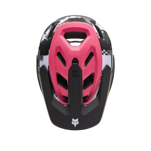 קסדת אופניים פוקס דרופריים שחור / ורוד - FOX DROPFRAME PRO HELMET V25