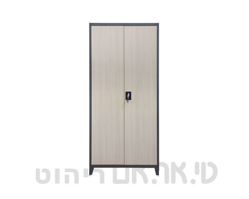 ארון מתכת משרדי דמוי עץ