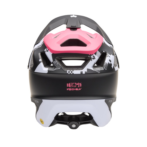 קסדת אופניים פוקס דרופריים שחור / ורוד - FOX DROPFRAME PRO HELMET V25
