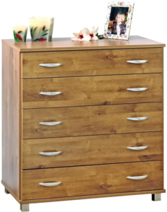 קומודה לחדר שינה - דגם 374 - צבע שיטה