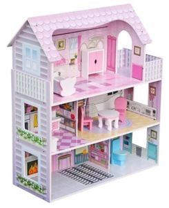 בית בובות 3 קומות לילדים מאובזר לילדים - טלי