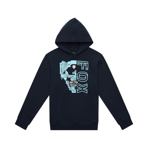 פליז' ילדים כחול כהה - YOUTH IMAGE SKULL FLEECE PO