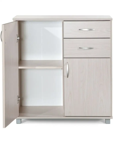 קומודה לחדר שינה - דגם 375 - צבע מייפל מולבן