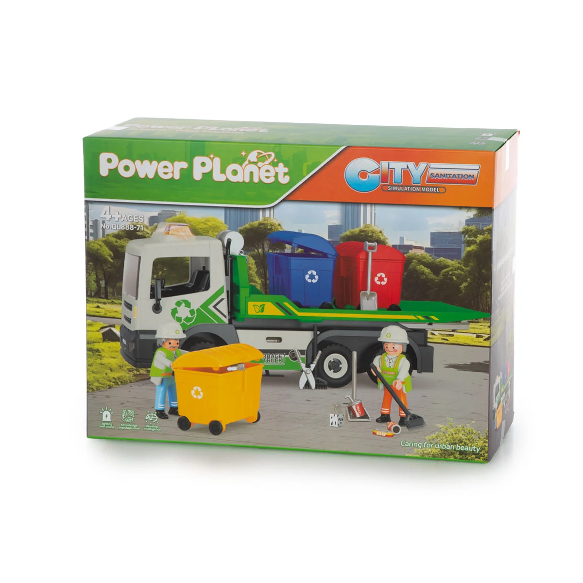 משאית גרר פחי מחזור POWER PLANET