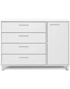 שידה 4 מגירות ודלת אחת - דגם 382