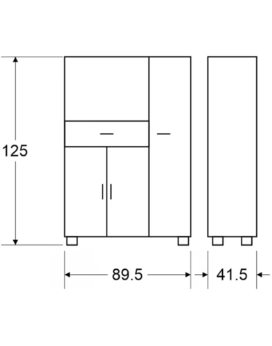 ארון למיקרוגל - דגם 405