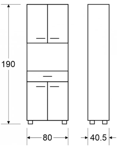 ארון למיקרוגל - דגם 407