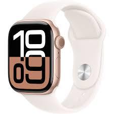 שעון חכם Apple Watch Series 10 42mm Aluminum Case Rubber Sport Band GPS +‎ Cellular סלולאר