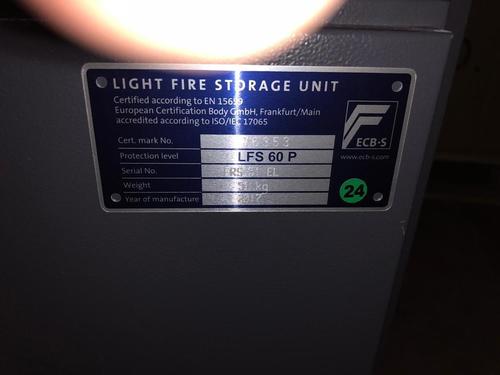 כספות חסינות אש Fire- B51