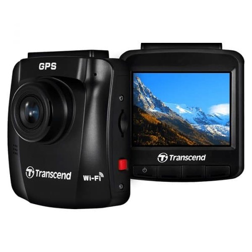 מצלמת דרך Transcend DrivePro 250 כולל Wi-Fi ו- GPS