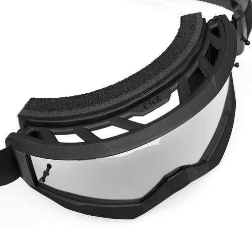 משקפי אבק לאופניים פוקס שחור - FOX MTB MAIN GOGGLE V25