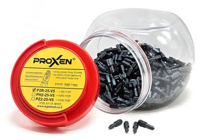 מארז ביטים PH2 X25 פלדת V5 כחול 500 יח PROXEN
