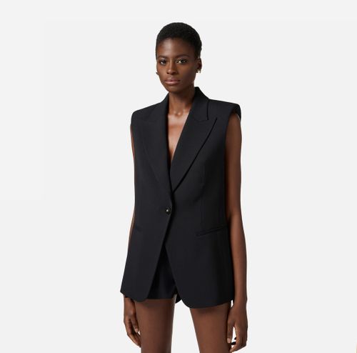 Lightweight cool wool waistcoat