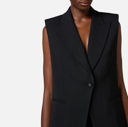 Lightweight cool wool waistcoat
