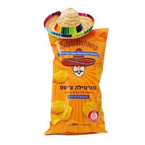 נאצ'וס צ'יפס בטעם ברביקיו 200 גרם