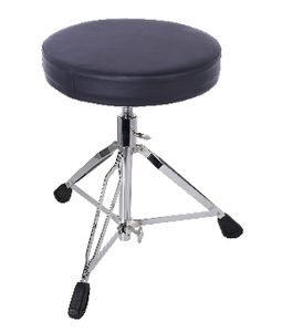 כסא לתופים עגול ריפוד שחור MORATTI G-04
