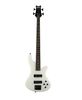 גיטרה בס Schecter Stiletto Deluxe 4 WHT