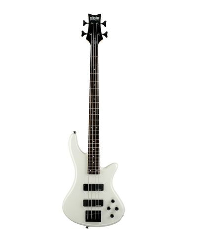 גיטרה בס Schecter Stiletto Deluxe 4 WHT