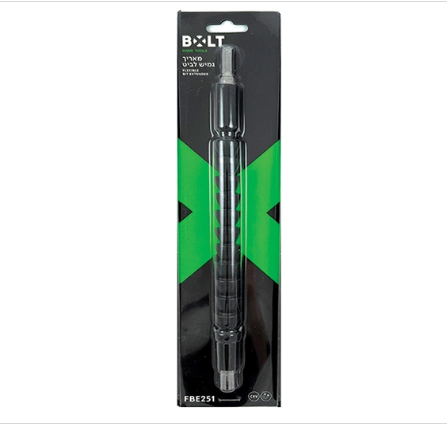 מאריך גמיש לביט 25 ס"מ BOLT