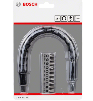 מאריך גמיש למברגה BOSCH + 10 ביטים 