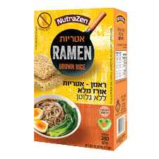 "NutraZen" ראמן - אטריות אורז מלא ללא גלוטן (כשר) 280 גרם 