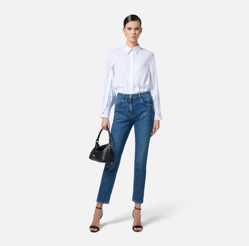 Cotton poplin shirt