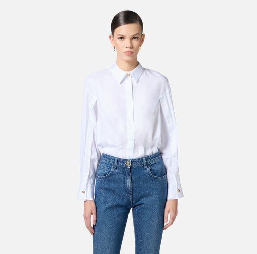 Cotton poplin shirt