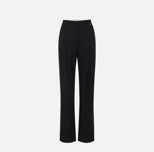 Lightweight cool wool trousers with darts