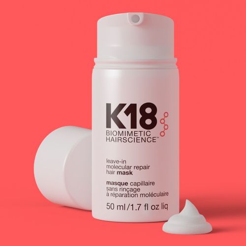 מסכה K18 לתיקון ושיקום מולקולרי של השיער ללא שטיפה 50 מ