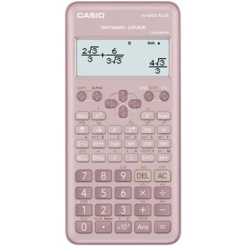 מחשבון מדעי צבע ורוד Casio FX-82ES Plus