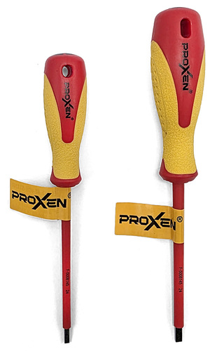 מברג מבודד VDE שטוח 3.5X100 PROXEN פלדת CR-V
