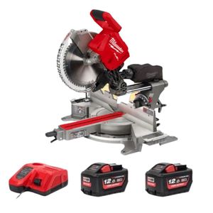 סט מסור גרונג פנדל נטען M18FMS305 + שתי סוללות 12Ah + מטען מהיר