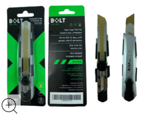 סכין יפני אבץ 18ממ להב טיטאניום BOLT ZT181