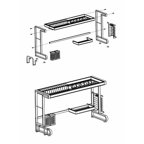 מייבש כלים מעל הכיור - Y.C.034259