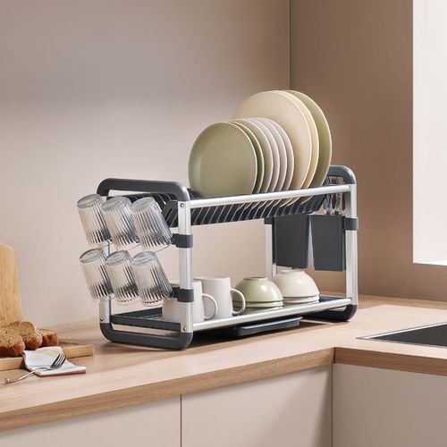 מייבש כלים 2 קומות אלומניום CULINERA Y.C.025509