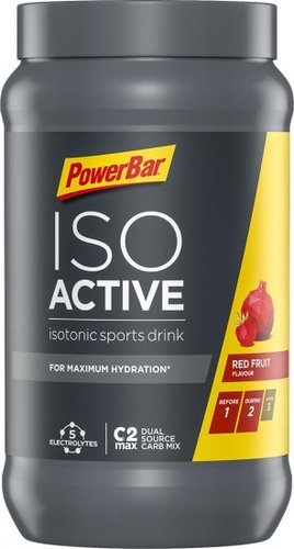 אבקה להכנת משקה איזוטוני פאוורבר בטעם פטל -POWERBAR ISOACTIVE 1320G RED FRUIT