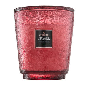 נר ריחני במיכל זכוכית ענק 3.5 קילו - Foraged Wildberry