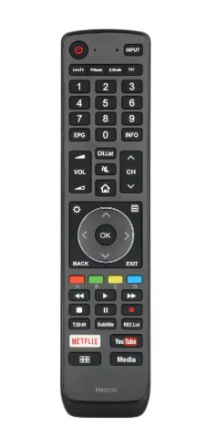 שלט רחוק תואם לטלוויזיה הייסנס SMART HISENSE דגם EN3C39