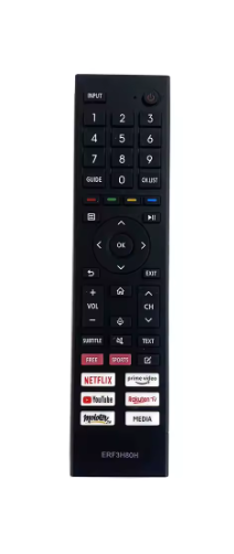 שלט רחוק תואם לטלוויזיה סמארט הייסנס ERF3H80H HISENSE