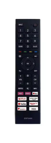 שלט רחוק תואם לטלוויזיה סמארט הייסנס ERF3A80 HISENSE