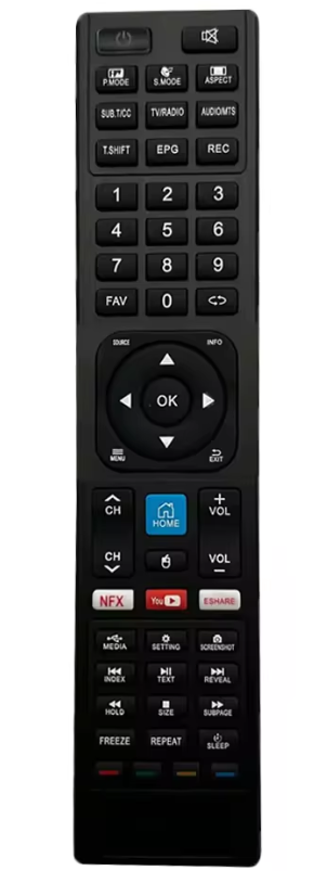 שלט רחוק תואם לטלוויזיה חכמה JVC RM-C3401 SMART
