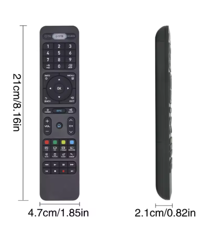 שלט רחוק תואם לטלוויזיה חכמה JVC SMART RM-C3402