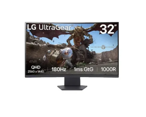 מסך גיימינג קעור 32 LG UltraGear™ 32GS60QC-B - QHD