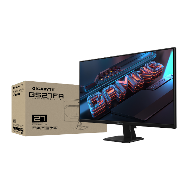 מסך גיימינג Gigabyte GS27FA 27 Inch FHD SS IPS 1Ms 180Hz